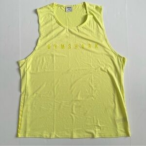 Gymshark Sport Stripe‎ Tank Yellow XXXL